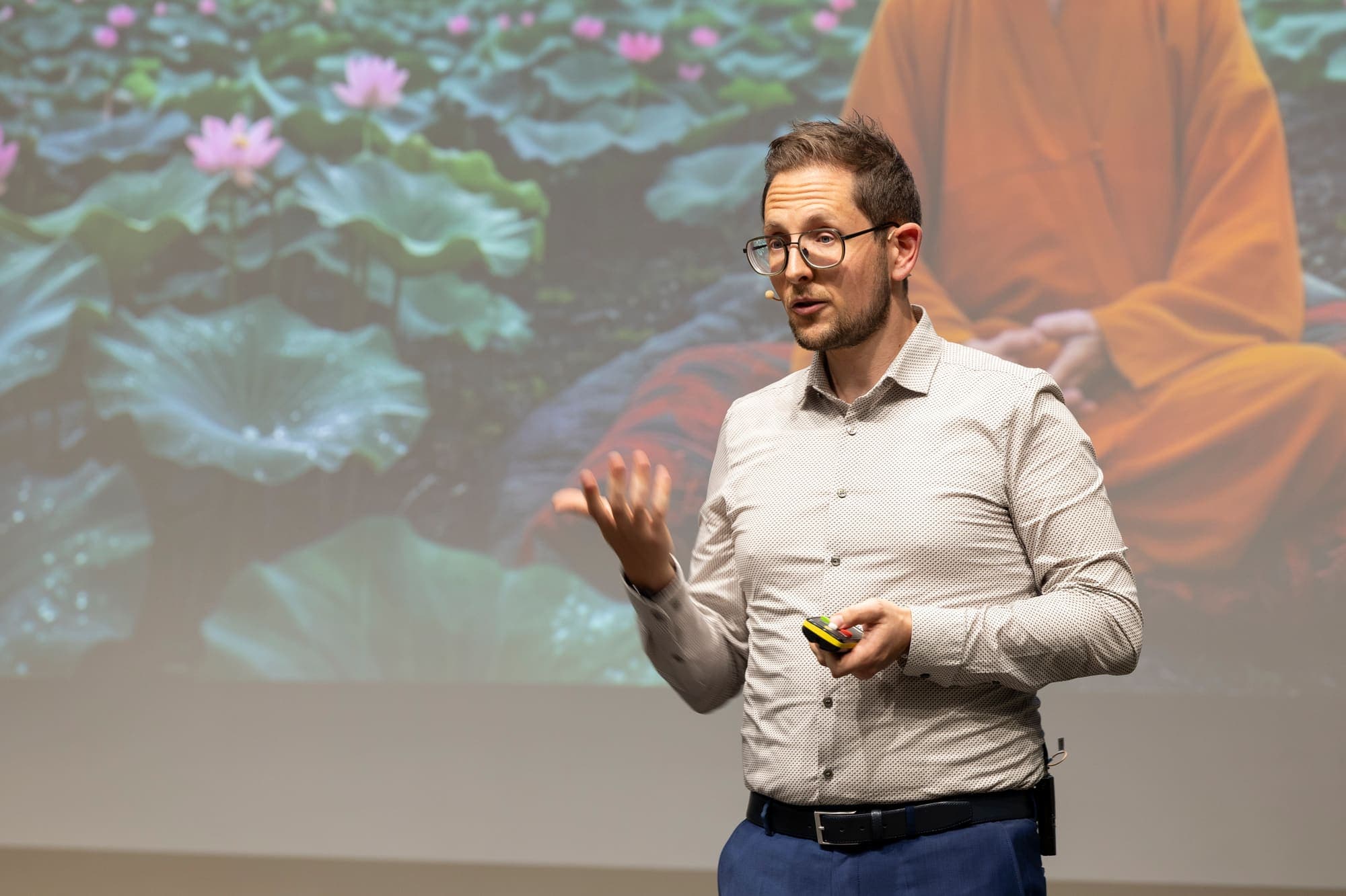 Christof von Wenzl im Vortrag